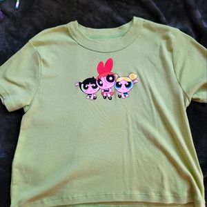 Powerpuff girls crop top